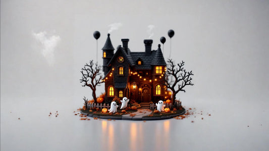 100+ Assets Digitales 4K para Halloween | Casas Encantadas Isométricas | Neon Teal Goth Lofi | Fondos de Pantalla, Arte, Videos - UnhigoArt™ Shop Mi tienda