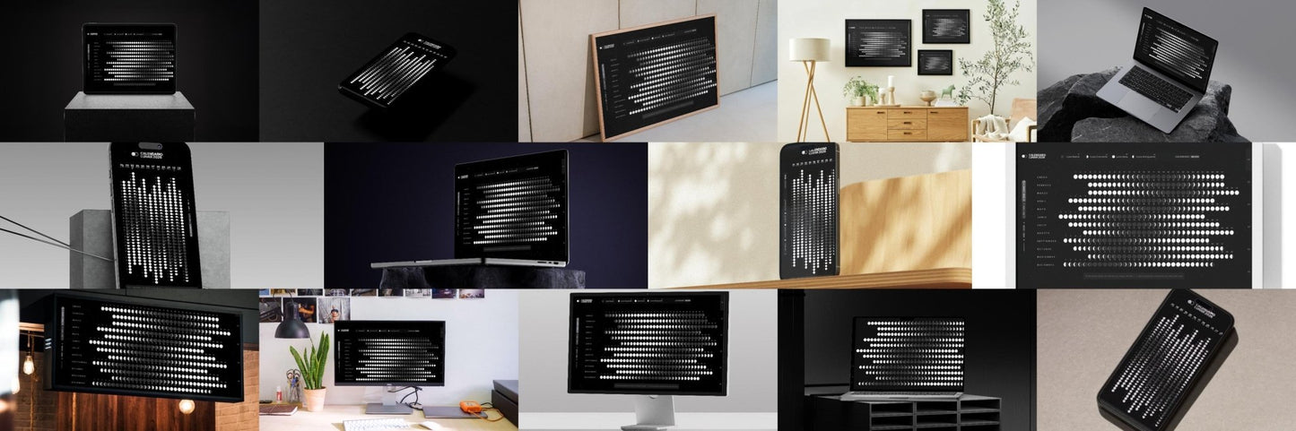 Calendario Lunar Estratégico 2026 - 2036 | Decoración, Planificación Ejecutiva Visual, Arte Funcional o Pronósticos Agrarios | 10 Años - UnhigoArt™ Shop Mi tienda
