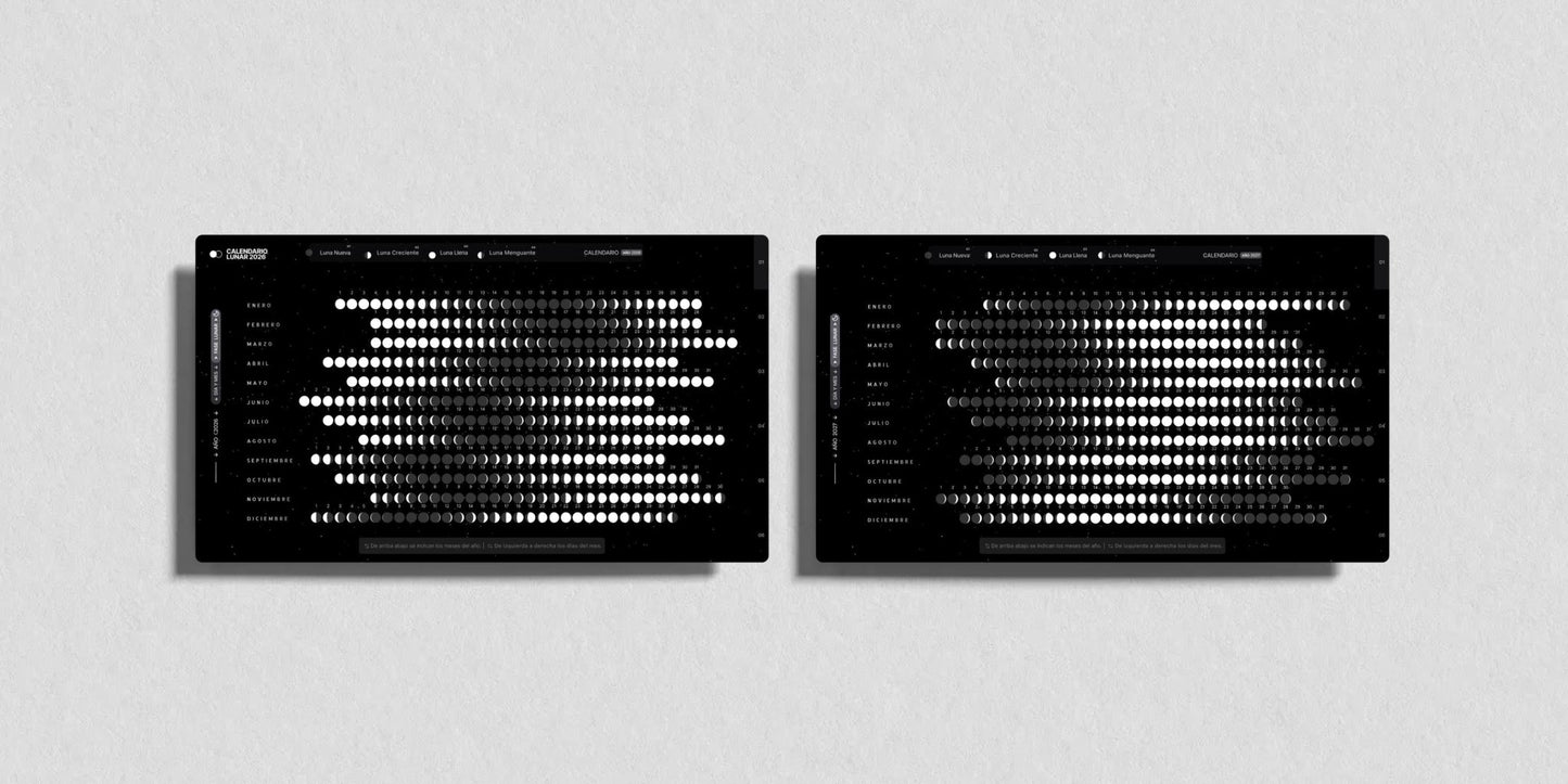 Calendario Lunar Estratégico 2026 - 2036 | Decoración, Planificación Ejecutiva Visual, Arte Funcional o Pronósticos Agrarios | 10 Años - UnhigoArt™ Shop Mi tienda