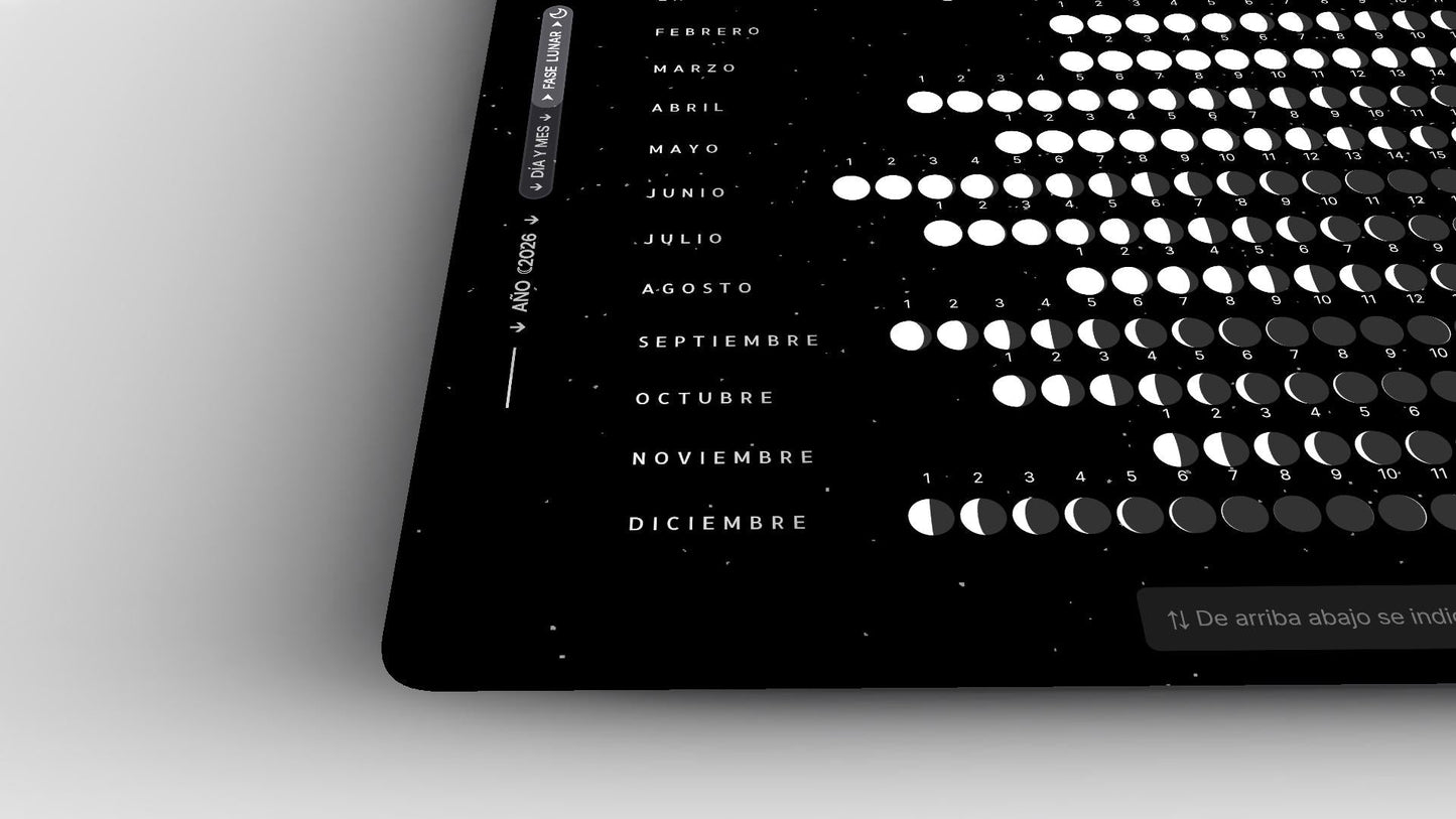 Calendario Lunar Estratégico 2026 - 2036 | Decoración, Planificación Ejecutiva Visual, Arte Funcional o Pronósticos Agrarios | 10 Años - UnhigoArt™ Shop Mi tienda