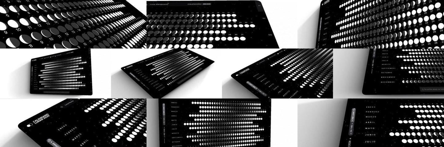 Calendario Lunar Estratégico 2026 - 2036 | Decoración, Planificación Ejecutiva Visual, Arte Funcional o Pronósticos Agrarios | 10 Años - UnhigoArt™ Shop Mi tienda