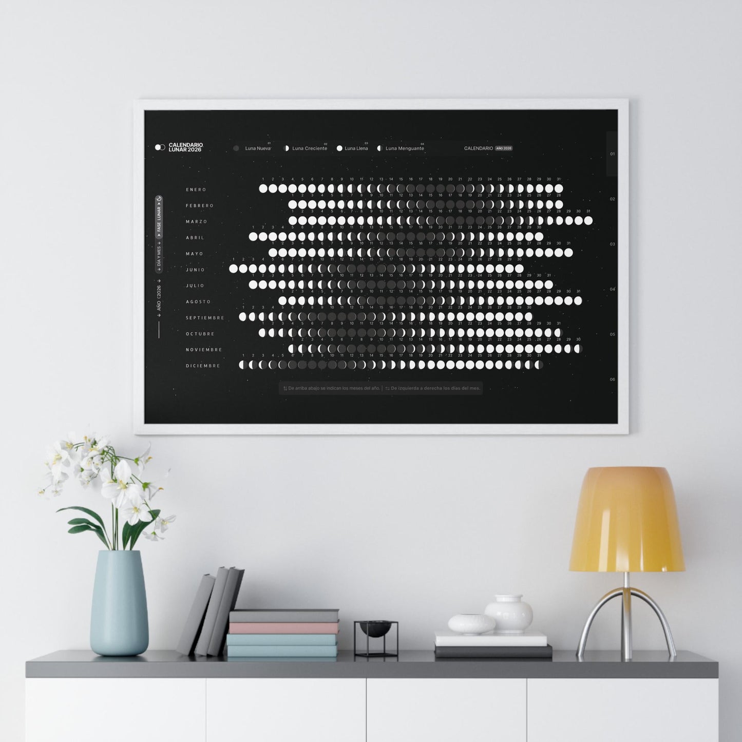 Calendario Lunar Estratégico 2026 - 2036 | Decoración, Planificación Ejecutiva Visual, Arte Funcional o Pronósticos Agrarios | 10 Años - UnhigoArt™ Shop Mi tienda