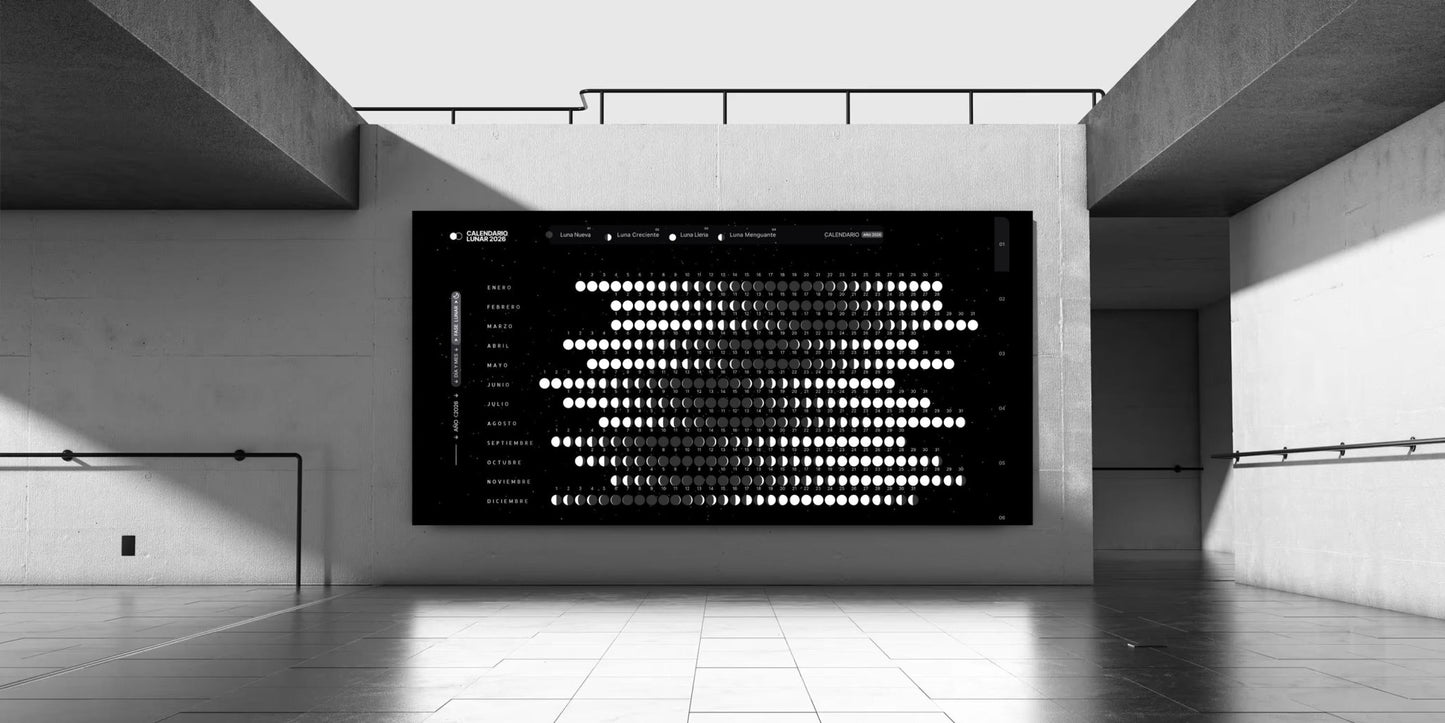 Calendario Lunar Estratégico 2026 - 2036 | Decoración, Planificación Ejecutiva Visual, Arte Funcional o Pronósticos Agrarios | 10 Años - UnhigoArt™ Shop Mi tienda