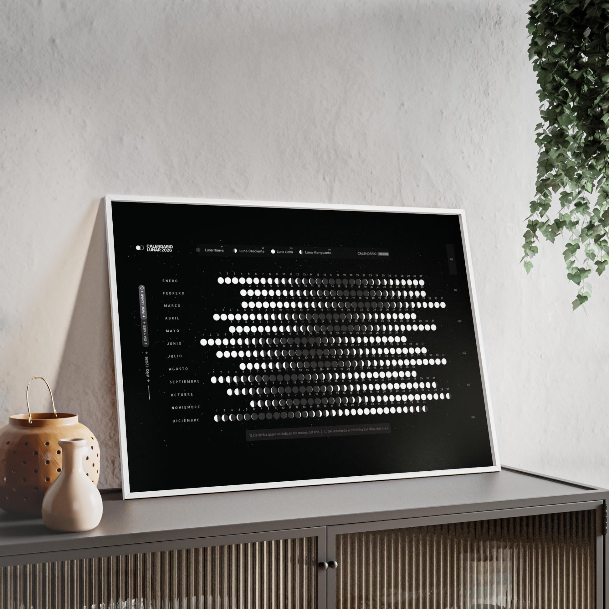 Calendario Lunar Estratégico 2026 - 2036 | Decoración, Planificación Ejecutiva Visual, Arte Funcional o Pronósticos Agrarios | 10 Años - UnhigoArt™ Shop Mi tienda