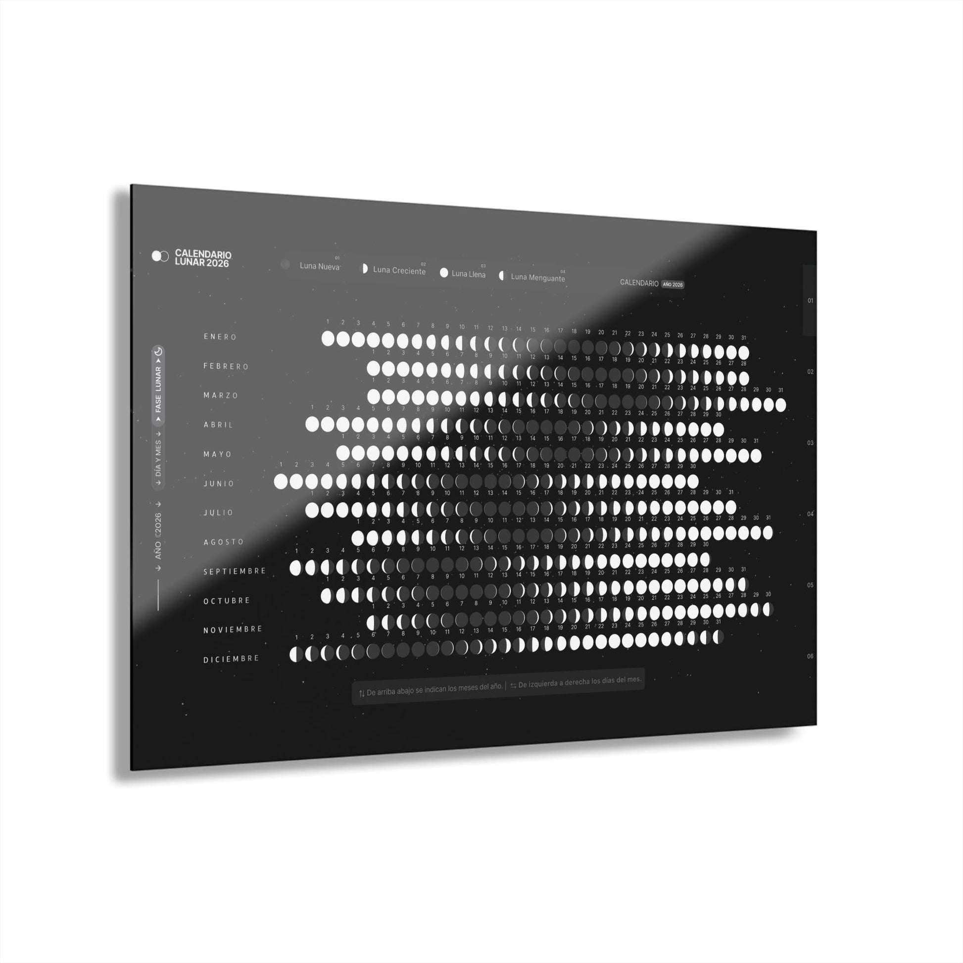 Calendario Lunar Estratégico 2026 - 2036 | Decoración, Planificación Ejecutiva Visual, Arte Funcional o Pronósticos Agrarios | 10 Años - UnhigoArt™ Shop Mi tienda