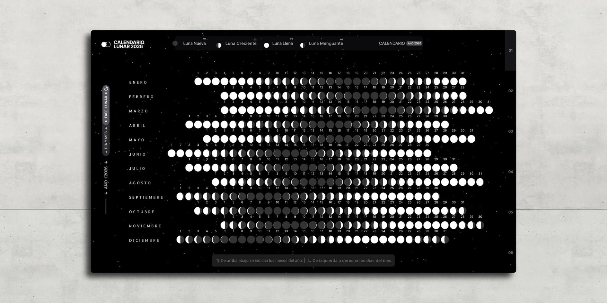 Calendario Lunar Estratégico 2026 - 2036 | Decoración, Planificación Ejecutiva Visual, Arte Funcional o Pronósticos Agrarios | 10 Años - UnhigoArt™ Shop Mi tienda