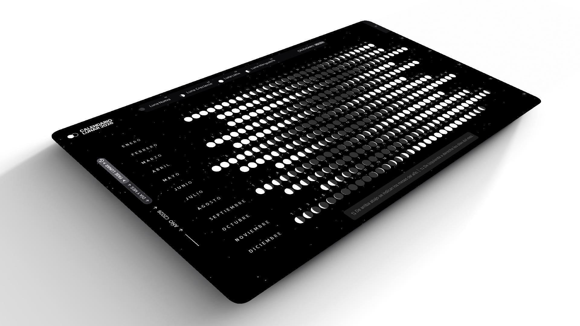 Calendario Lunar Estratégico 2026 - 2036 | Decoración, Planificación Ejecutiva Visual, Arte Funcional o Pronósticos Agrarios | 10 Años - UnhigoArt™ Shop Mi tienda