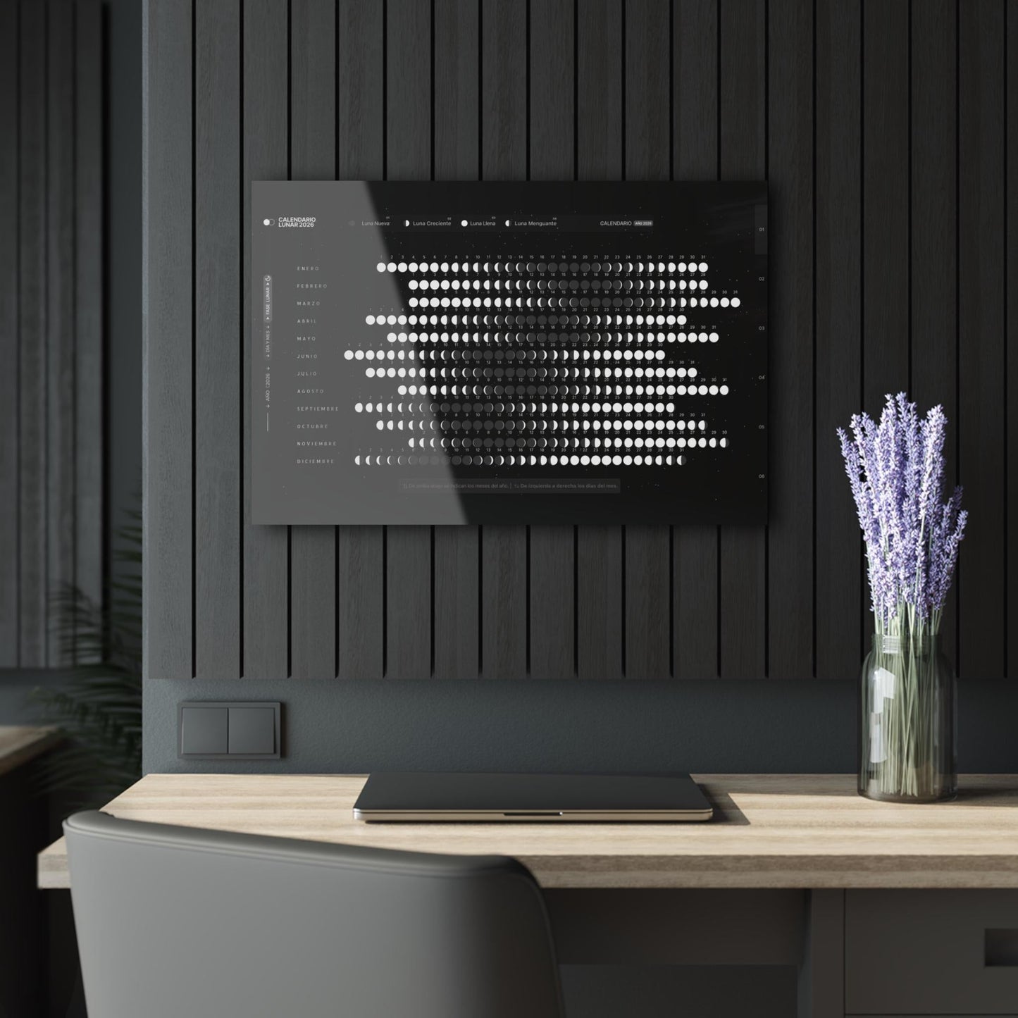 Calendario Lunar Estratégico 2026 - 2036 | Decoración, Planificación Ejecutiva Visual, Arte Funcional o Pronósticos Agrarios | 10 Años - UnhigoArt™ Shop Mi tienda