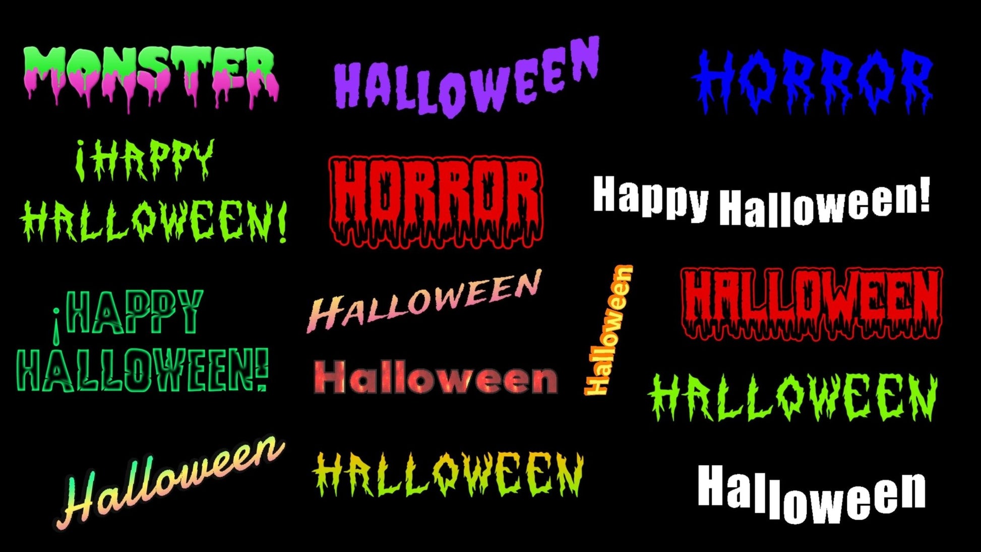 CYBER - ZOMBIE APOCALYPSE - Digital Pack Gifs & Stickers for Halloween - UnhigoArt™ Shop Mi tienda