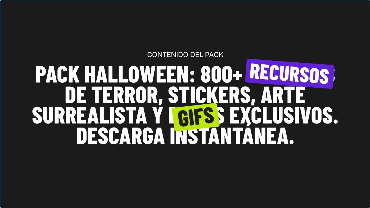 Cyber - Zombie Apocalypse Pack | 321+ Recursos de Halloween | Stickers, GIFs, Ilustraciones y Títulos - UnhigoArt™ Shop Mi tienda