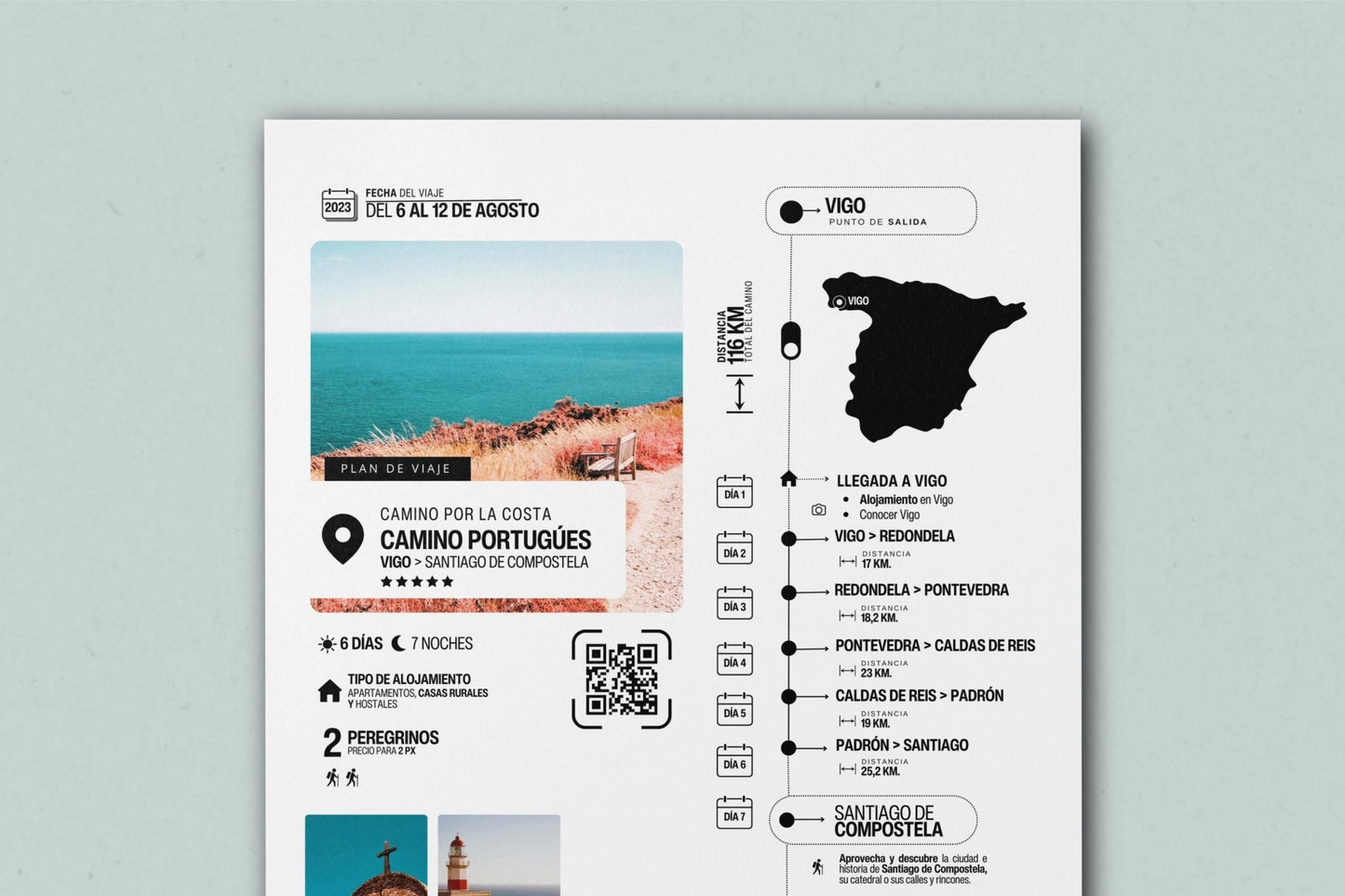 Pack de Plantillas para Turismo | Video Promocional + Flyer A4 + Itinerarios Turísticos - UnhigoArt™ Shop Mi tienda