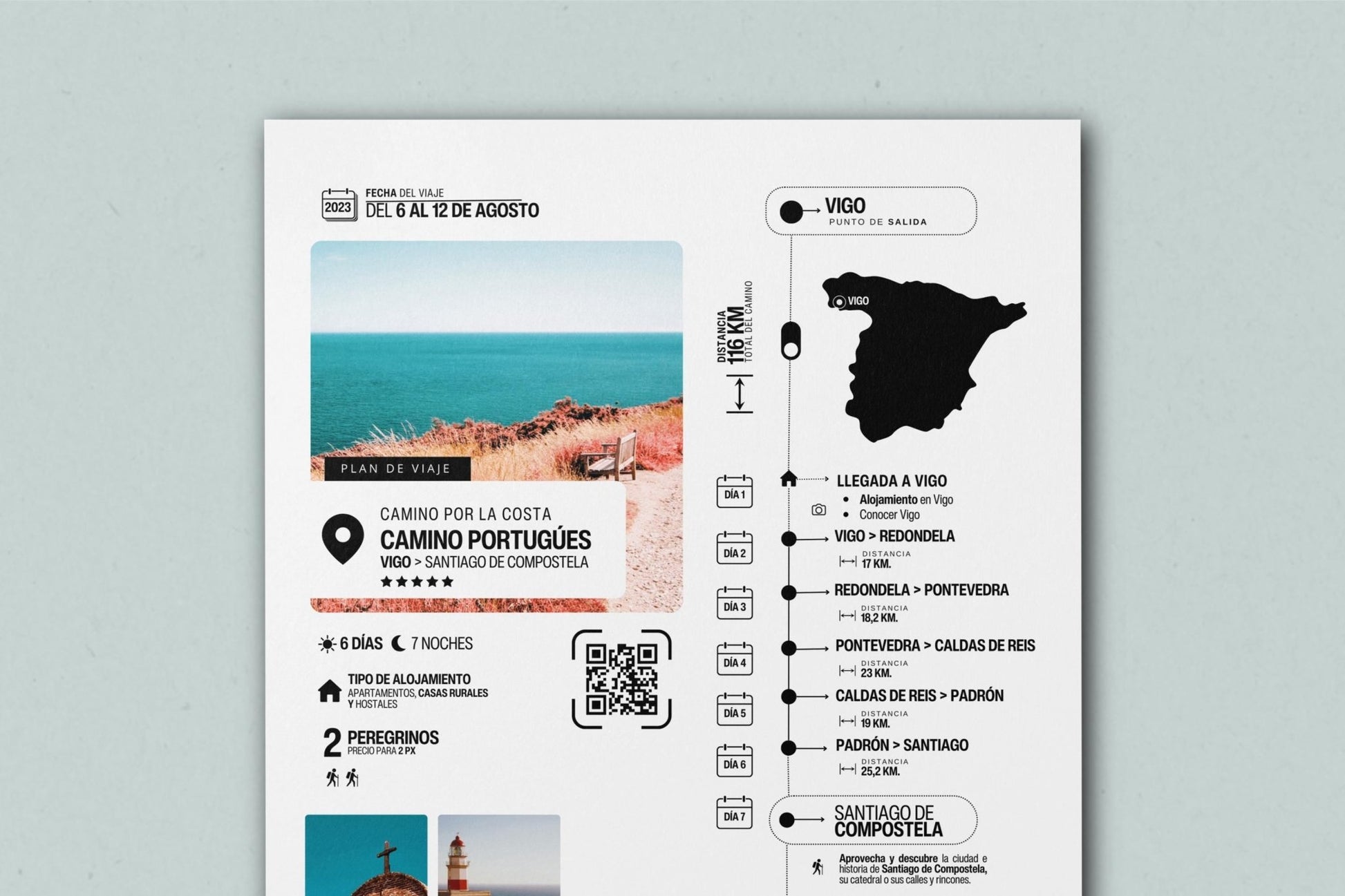 Pack de Plantillas para Turismo | Video Promocional + Flyer A4 + Itinerarios Turísticos - UnhigoArt™ Shop Mi tienda