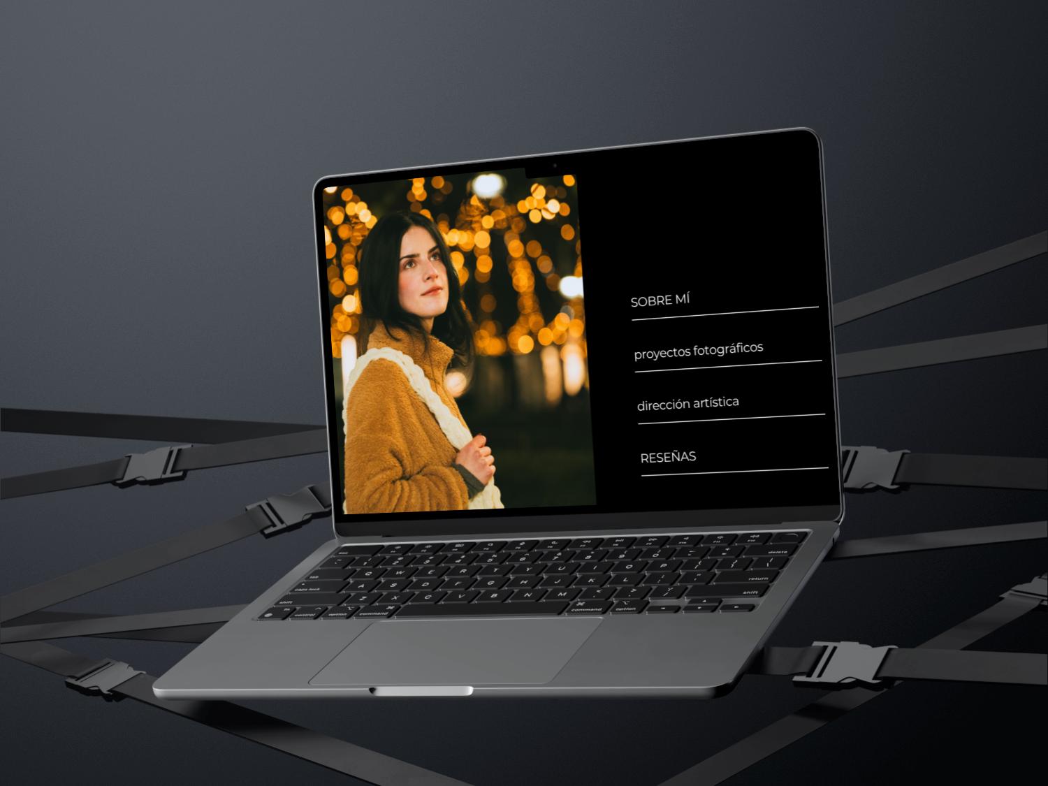 Portafolio de diseño minimalista: Plantilla editable en Canva para artistas visuales y fotógrafos - UnhigoArt™ Shop Mi tienda