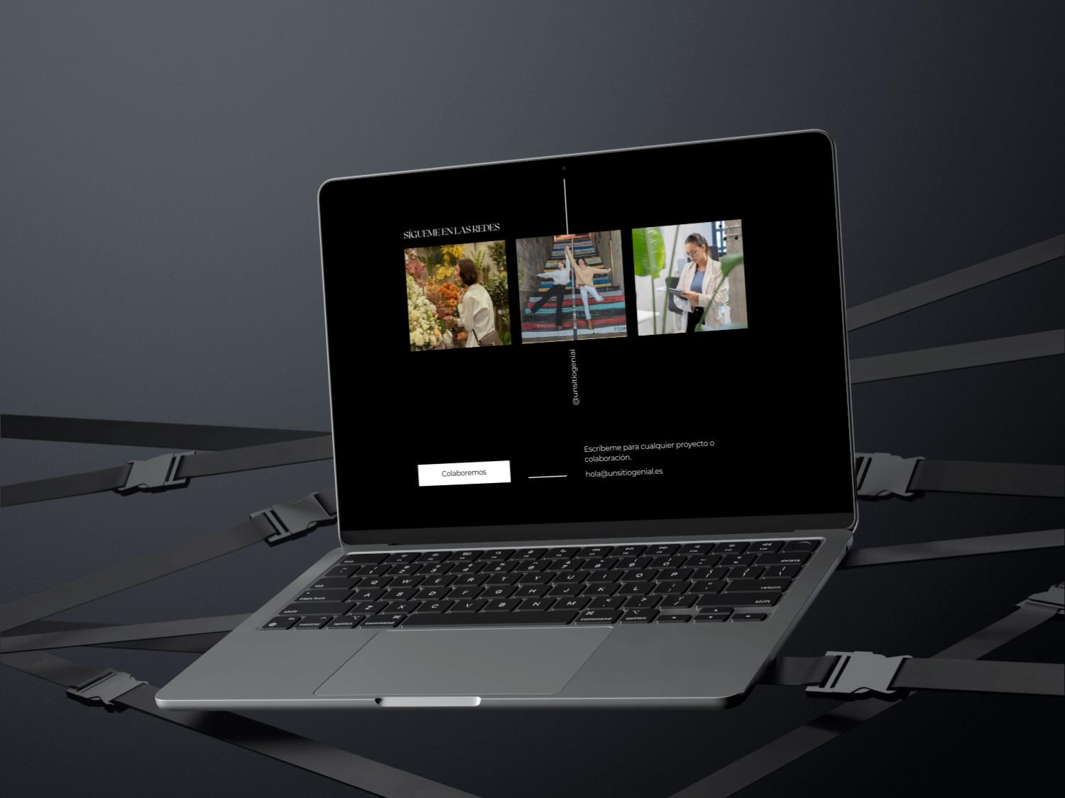 Portafolio de diseño minimalista: Plantilla editable en Canva para artistas visuales y fotógrafos - UnhigoArt™ Shop Mi tienda