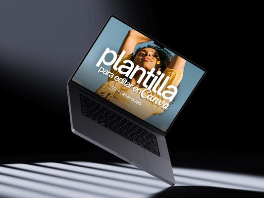Portafolio de diseño minimalista: Plantilla editable en Canva para artistas visuales y fotógrafos - UnhigoArt™ Shop Mi tienda
