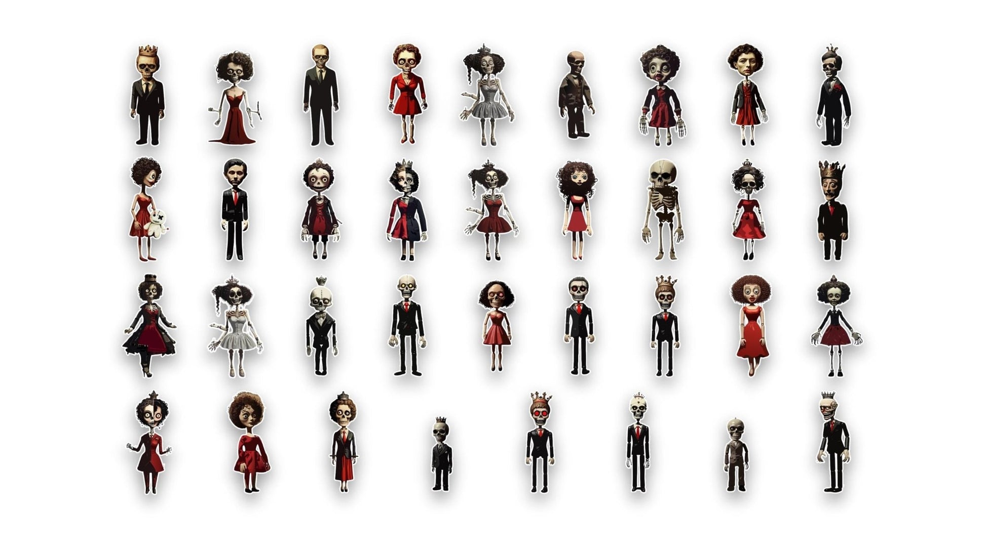 Stickers digitales de Halloween en formato PNG & SVG - UnhigoArt™ Shop Mi tienda