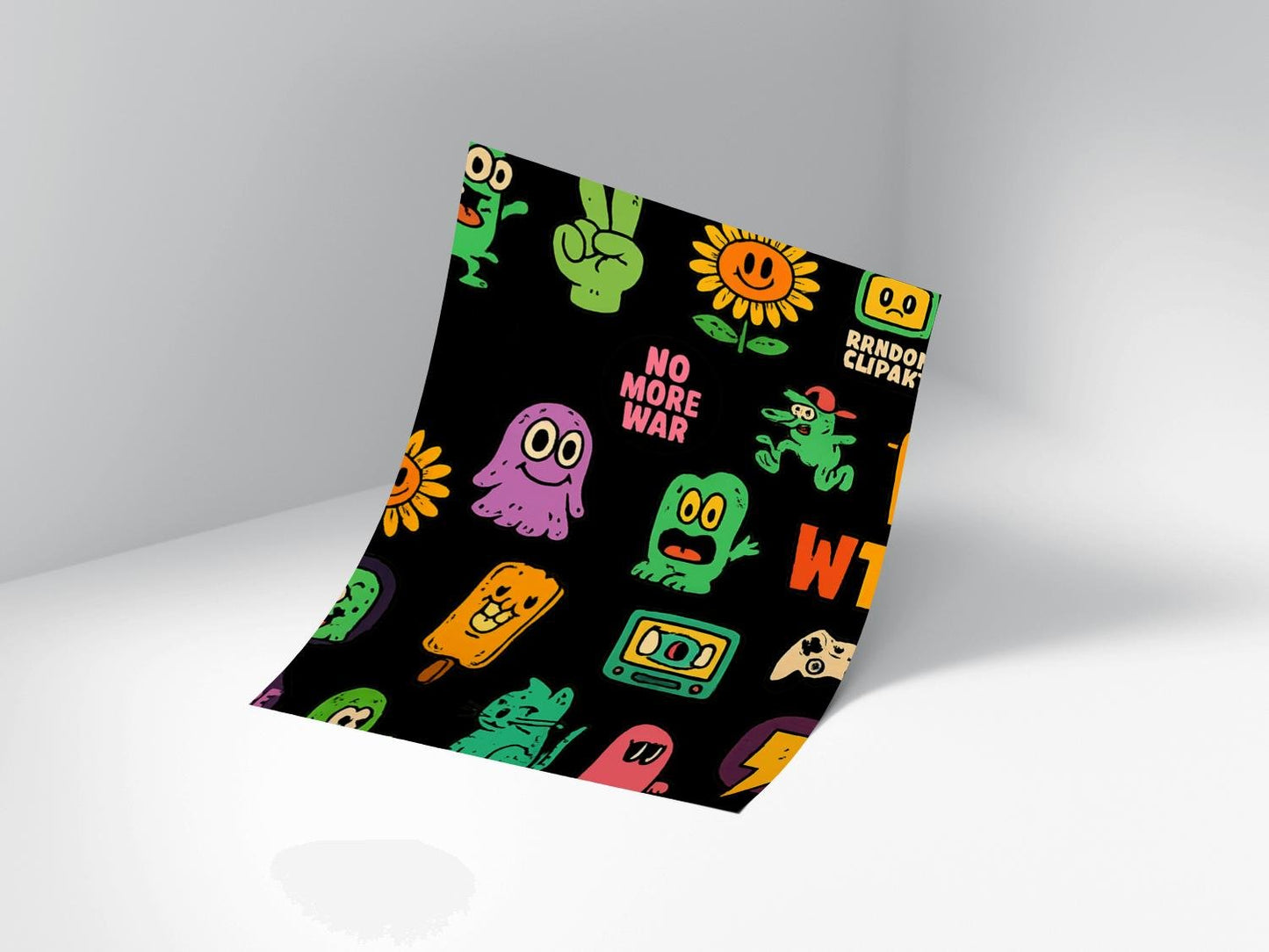 Colección de más de +80 cliparts estilo sticker urbano retro - UnhigoArt™ Shop Mi tienda