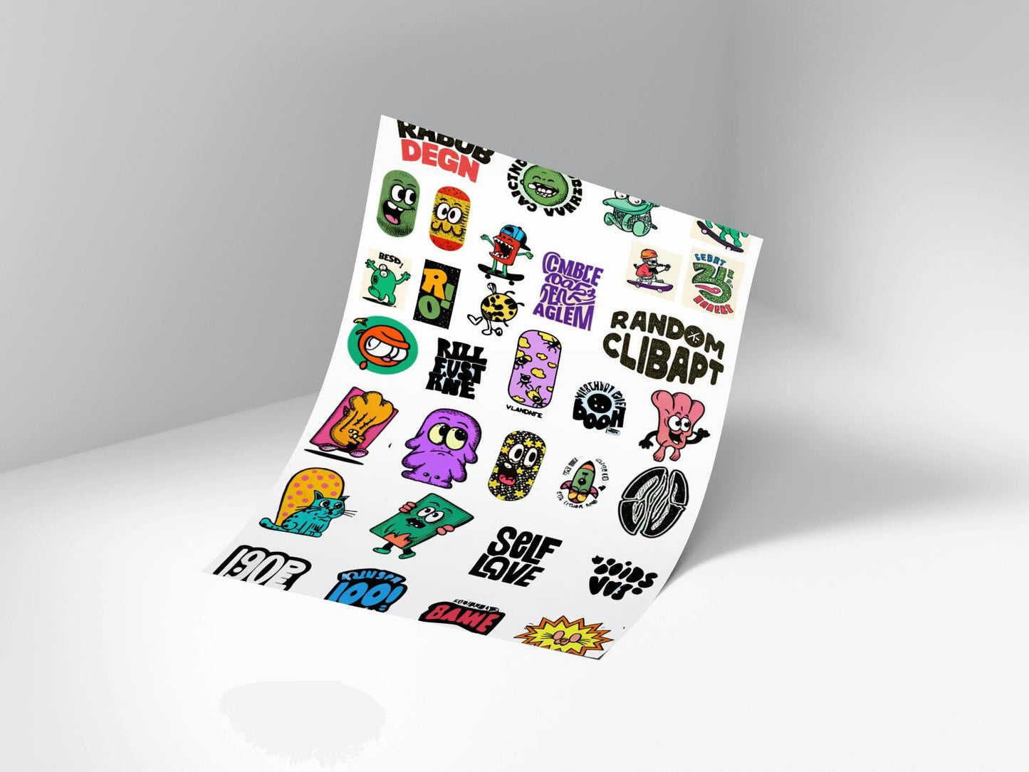 Colección de más de +80 cliparts estilo sticker urbano retro - UnhigoArt™ Shop Mi tienda
