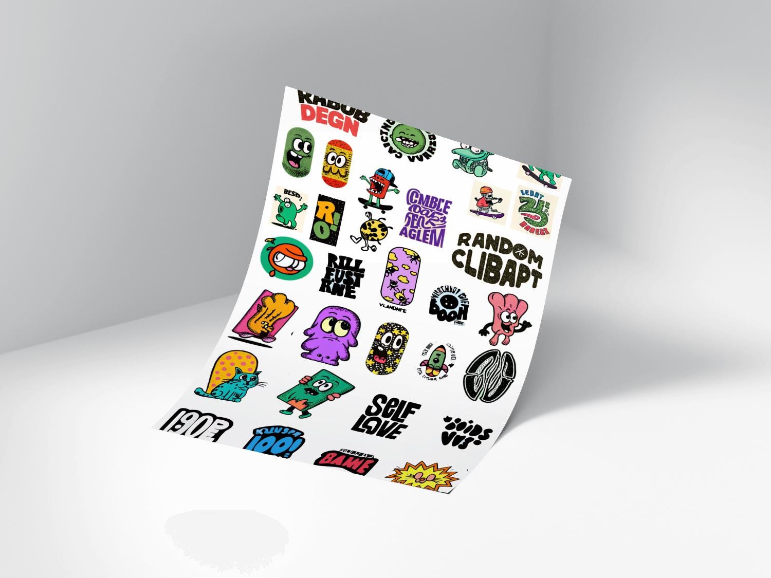 Colección de más de +80 cliparts estilo sticker urbano retro - UnhigoArt™ Shop Mi tienda