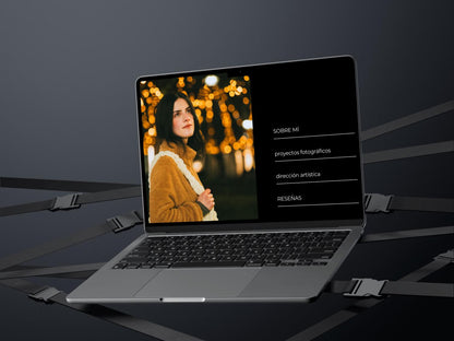 Portafolio de diseño minimalista: Plantilla editable en Canva para artistas visuales y fotógrafos - UnhigoArt™ Shop Mi tienda