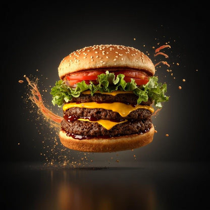 Recursos gráficos para Promocionar Hamburguesas - UnhigoArt™ Shop Mi tienda